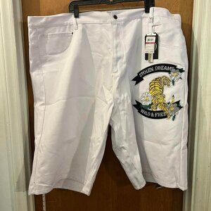 Size 54 - Maxi Milian - NWT - Men's White Denim Shorts